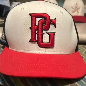 Red and White Baseball Cap